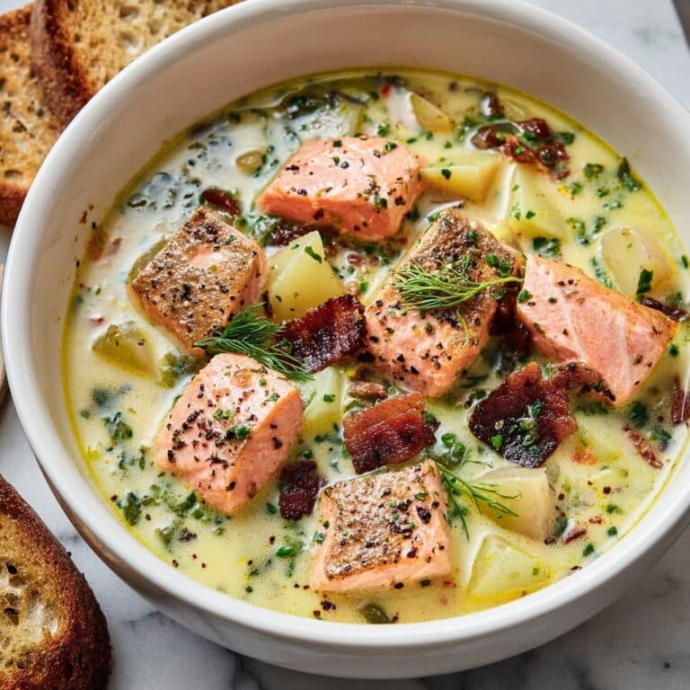 Creamy Salmon Chowder Soup Recipe