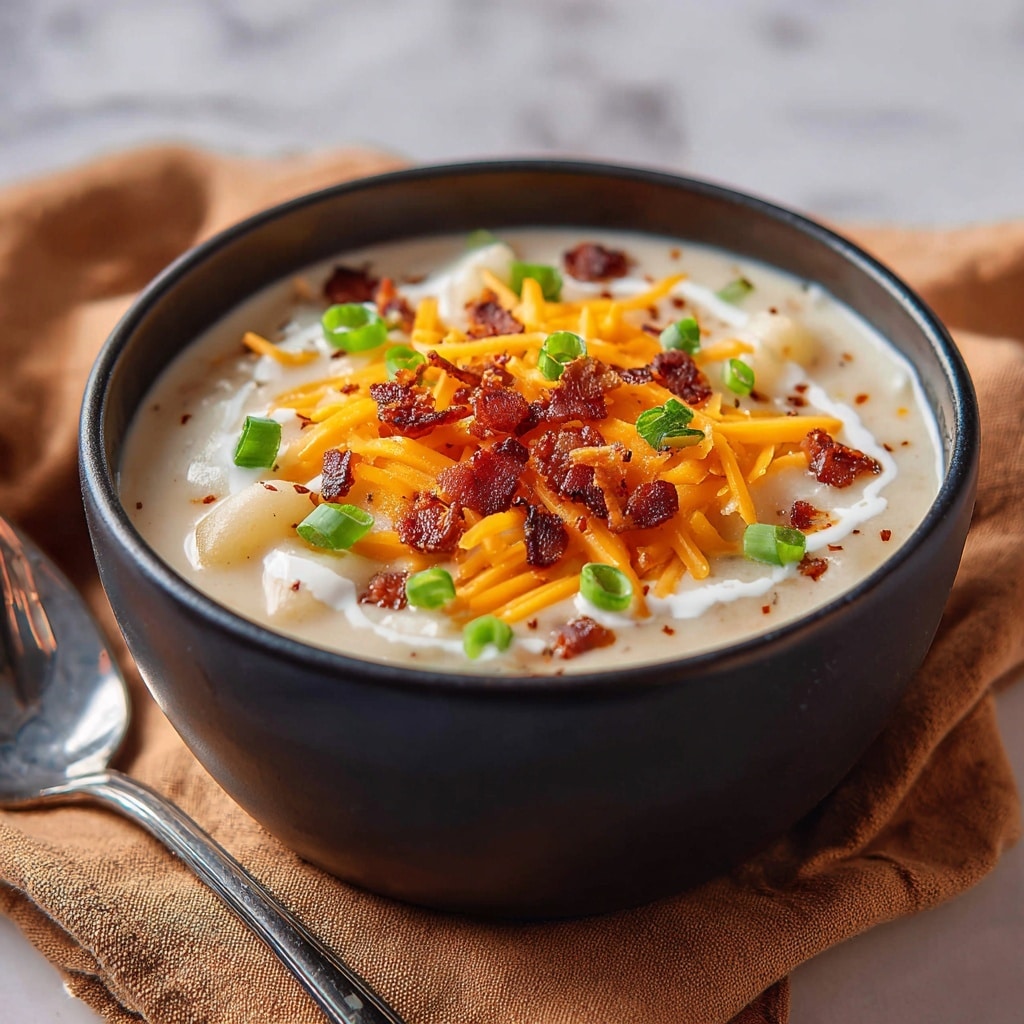Crockpot Loaded Potato Soup Recipe - Recipe Image