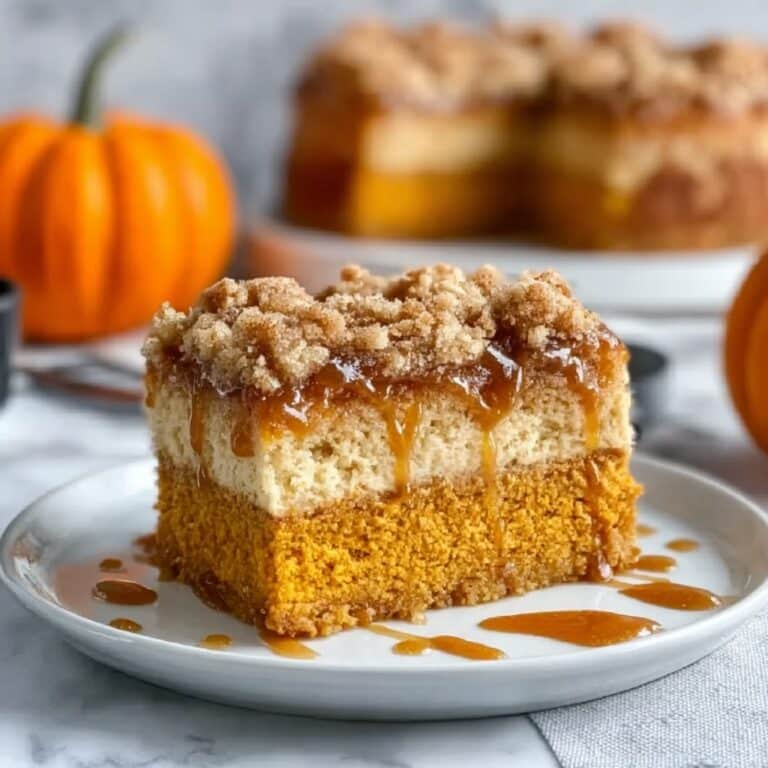Pumpkin Coffee Cake with Streusel Topping Recipe