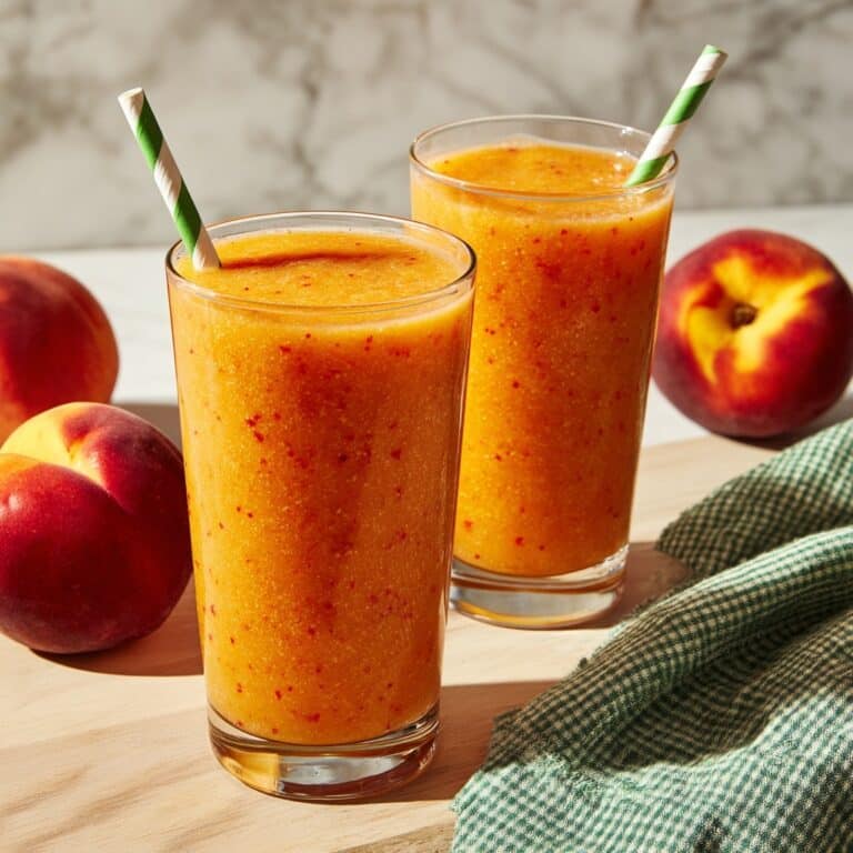 Vegan Peach Smoothie Recipe
