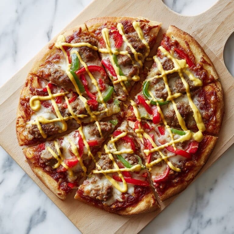 Delicious Cheeseburger Pizza Recipe