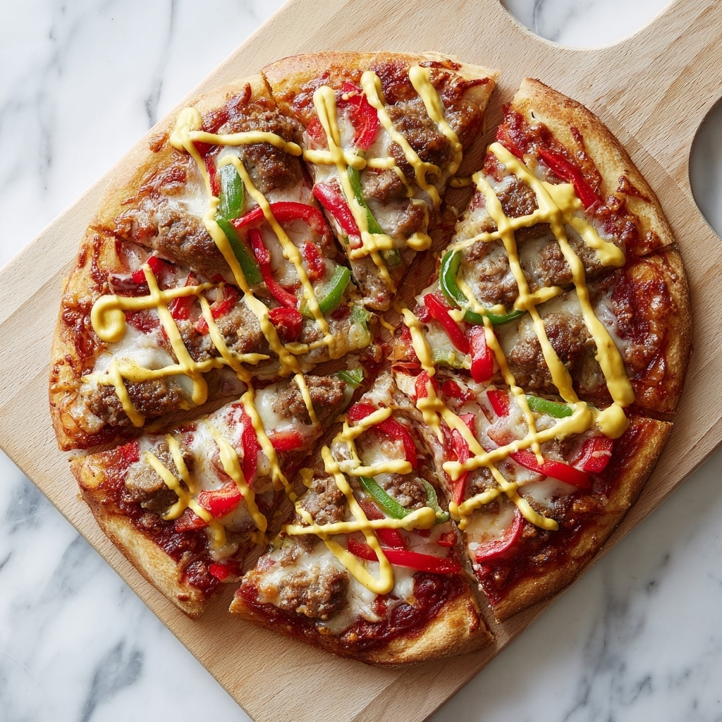 Delicious Cheeseburger Pizza Recipe