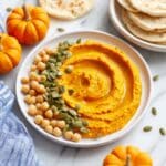 The BEST Pumpkin Hummus Recipe