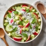 Apple Cucumber Salad with Lemon Honey Dressing Recipe