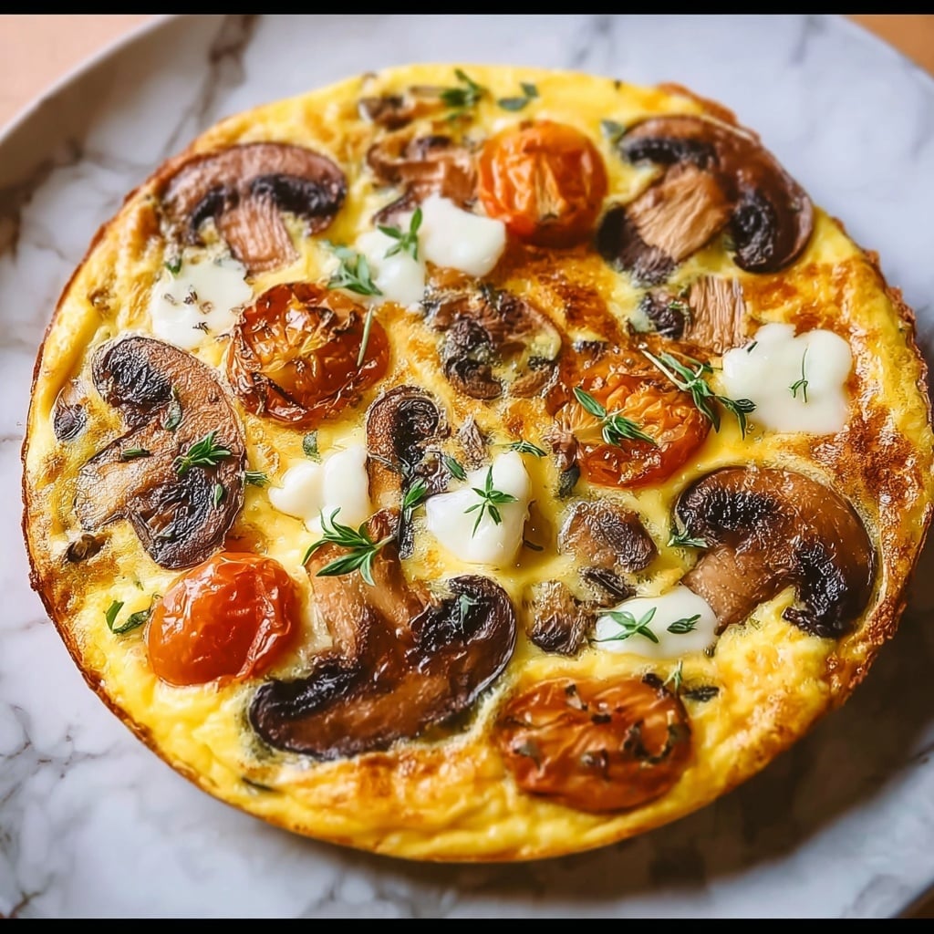 Mushroom Frittata Recipe - Recipe Image