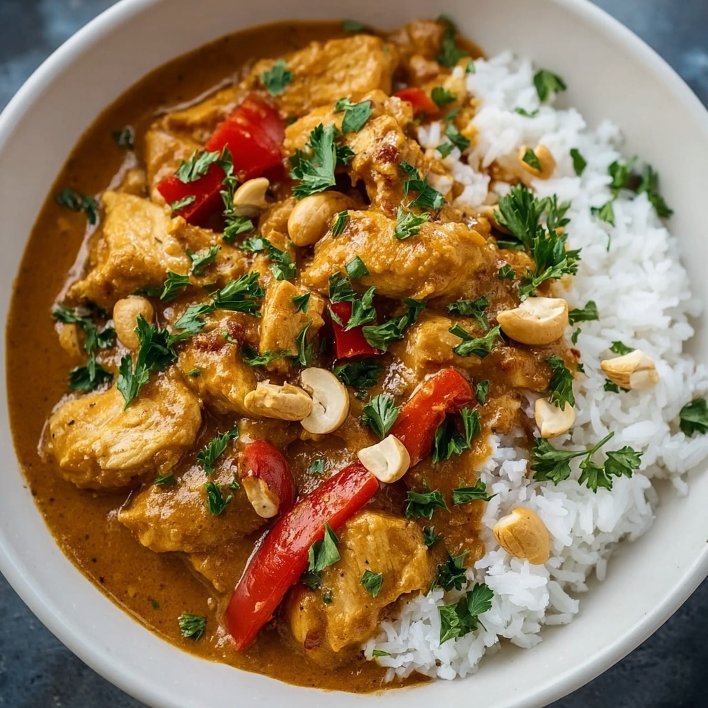 Slow Cooker Peanut Chicken Recipe - Recipe Image