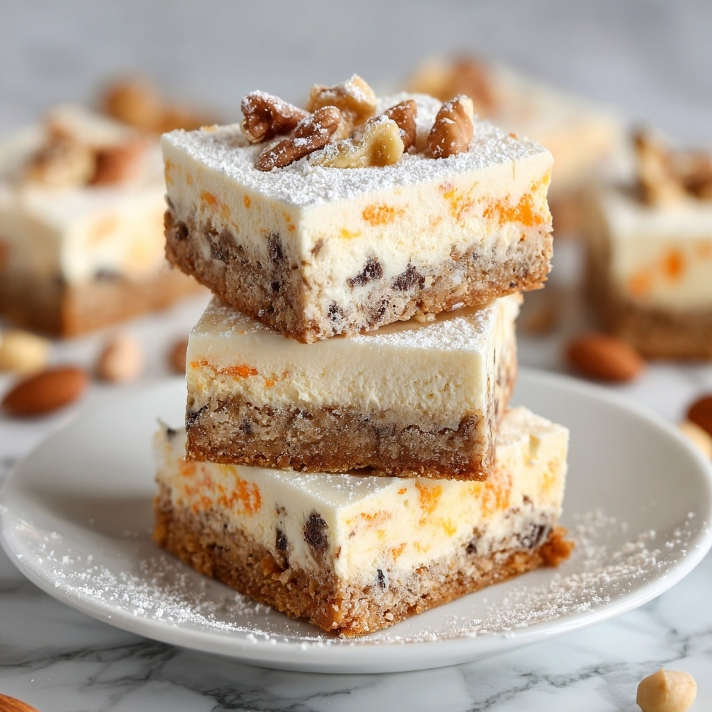 Vegan Carrot Cake Bars Recipe