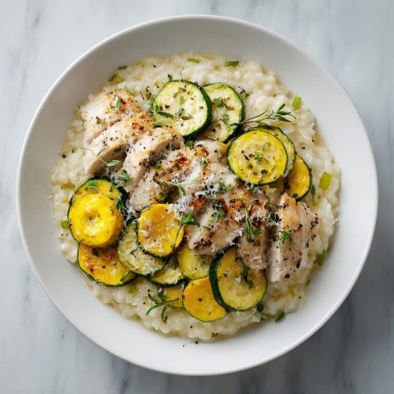 Lemon Pepper Chicken and Rice with Zucchini and Squash Recipe