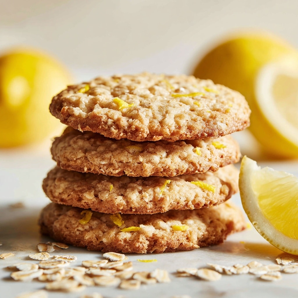 Lemon Oatmeal No-Bake Cookies Recipe
