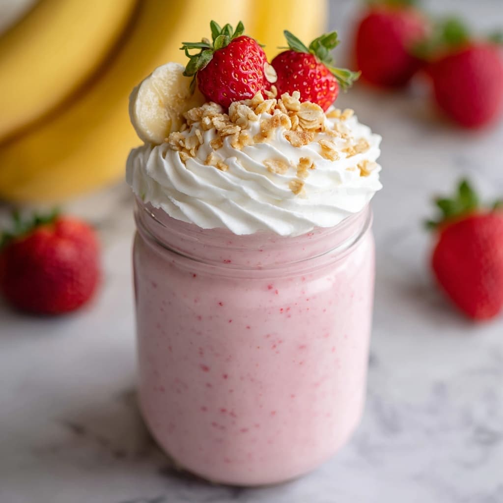 Strawberry Banana Smoothie Recipe - Recipe Image