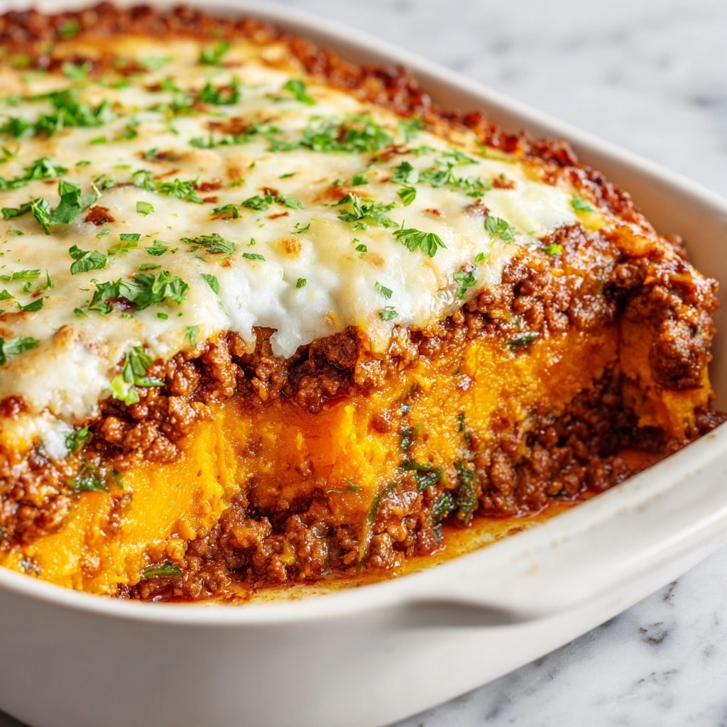 Healthy Ground Turkey Sweet Potato Bake Recipe - Recipe Image