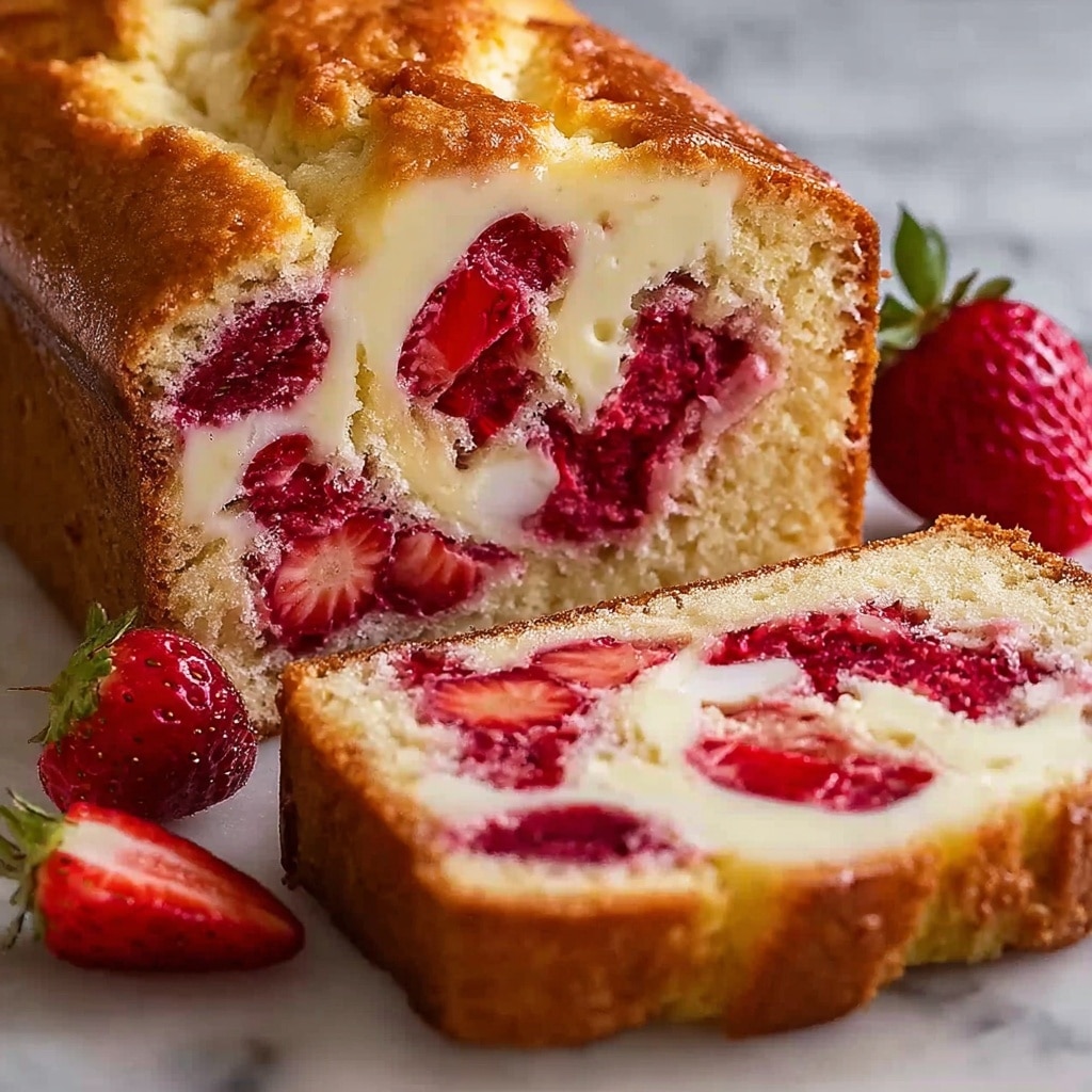 Sourdough White Chocolate Chip Strawberry Bread Recipe
