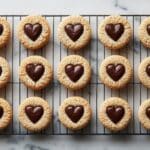 Heart Shaped Peanut Butter Cookies Recipe