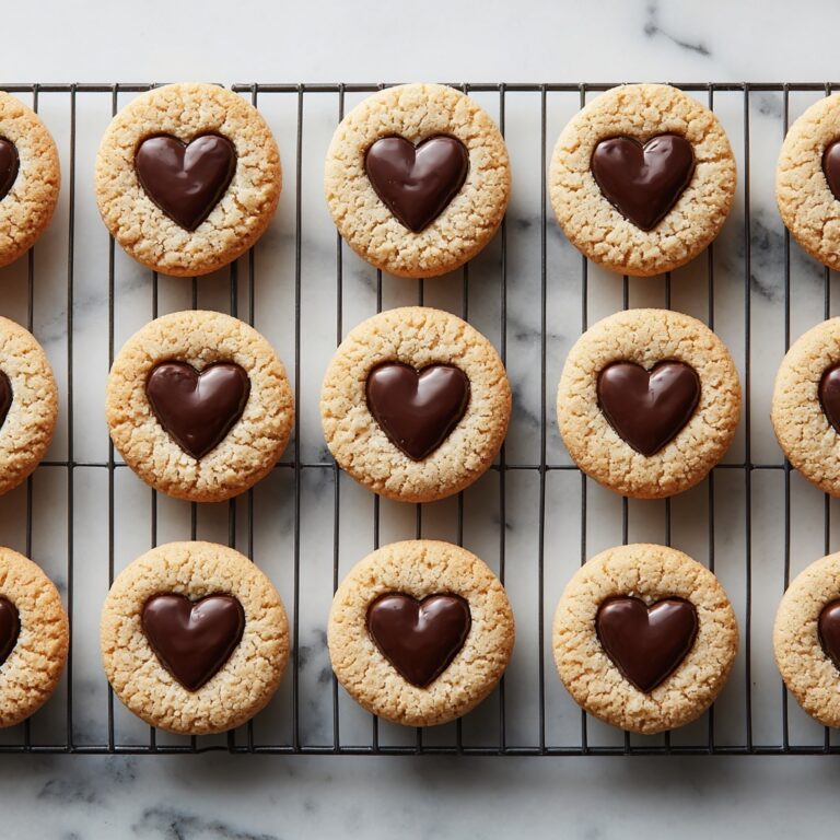 Heart Shaped Peanut Butter Cookies Recipe