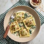 Homemade Spinach and Ricotta Ravioli Recipe