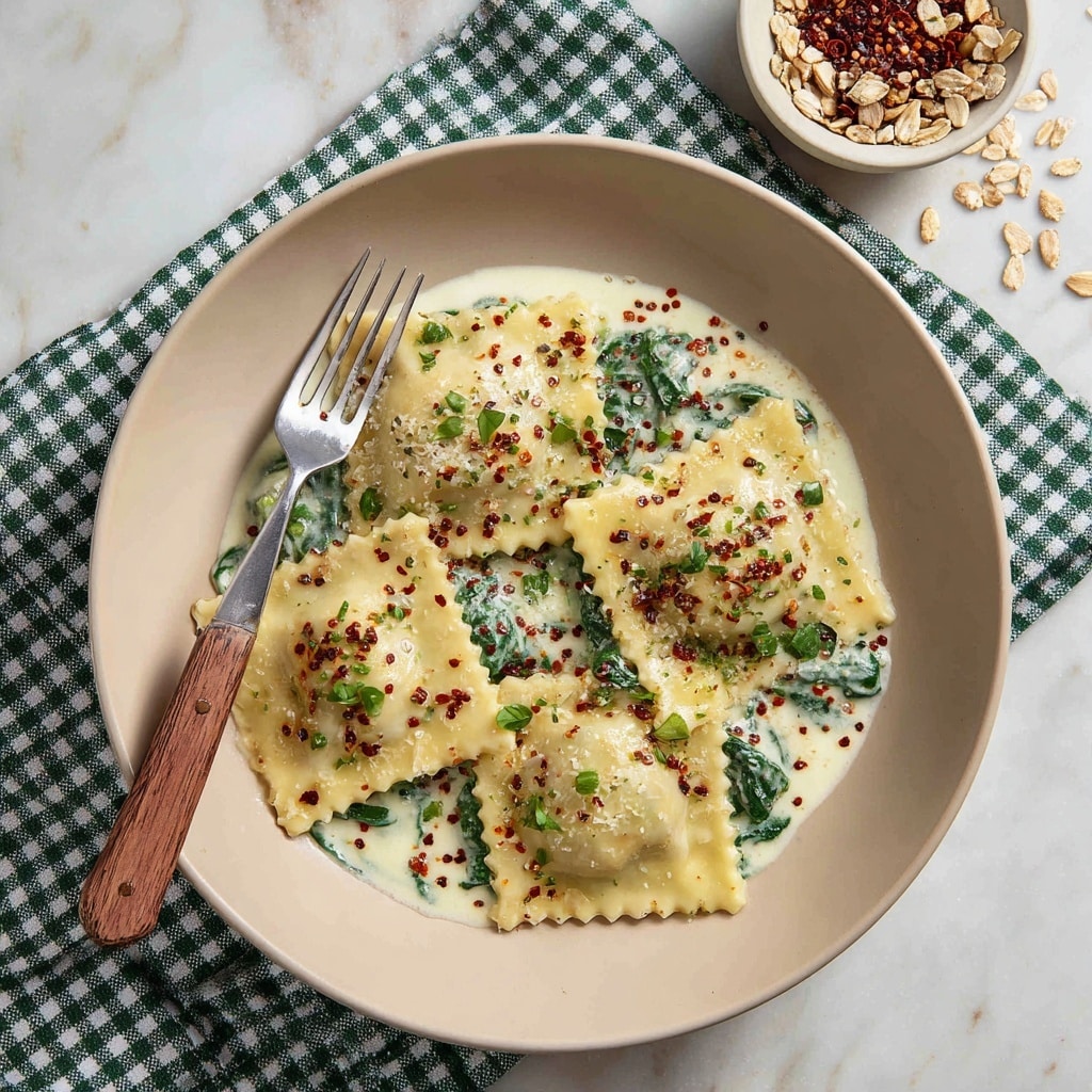 Homemade Spinach and Ricotta Ravioli Recipe