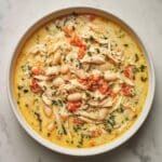 Queso Chicken Chili – Creamy & Cheesy Recipe