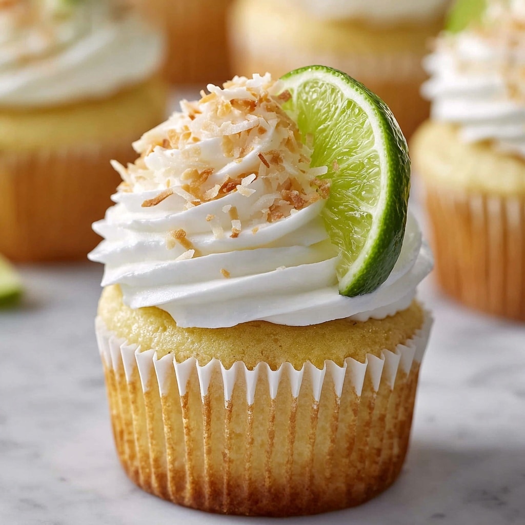 Coconut Lime Cupcakes Recipe 4 Coconut Lime Cupcakes Recipe - Recipe Image