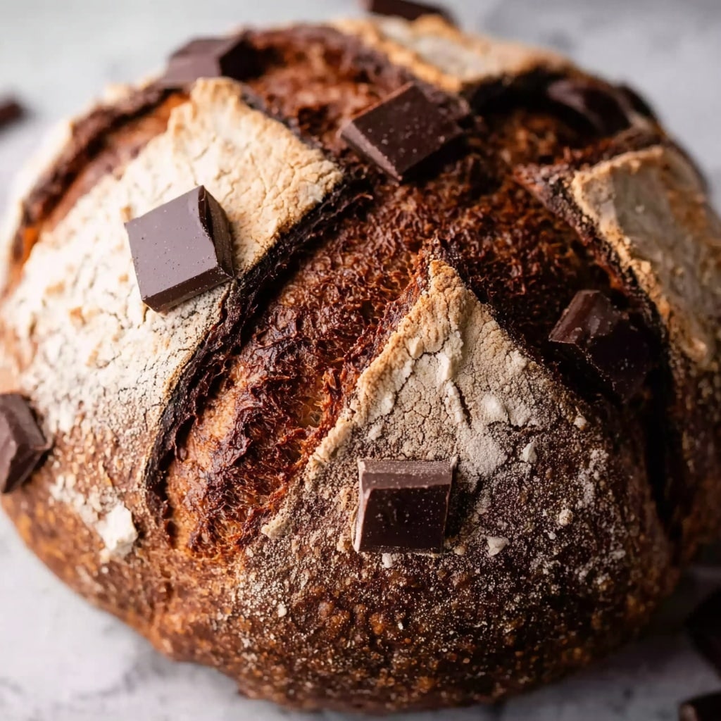 Double Chocolate Sourdough Bread Recipe - Recipe Image