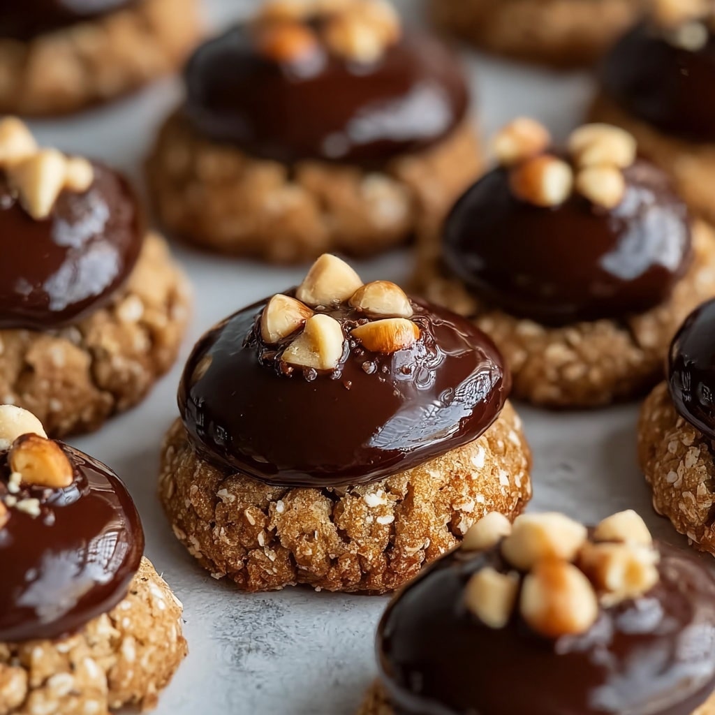 Chocolate Hazelnut Thumbprint Cookies Recipe - Recipe Image