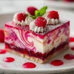 Raspberry Swirl Ice Cream Cake Recipe
