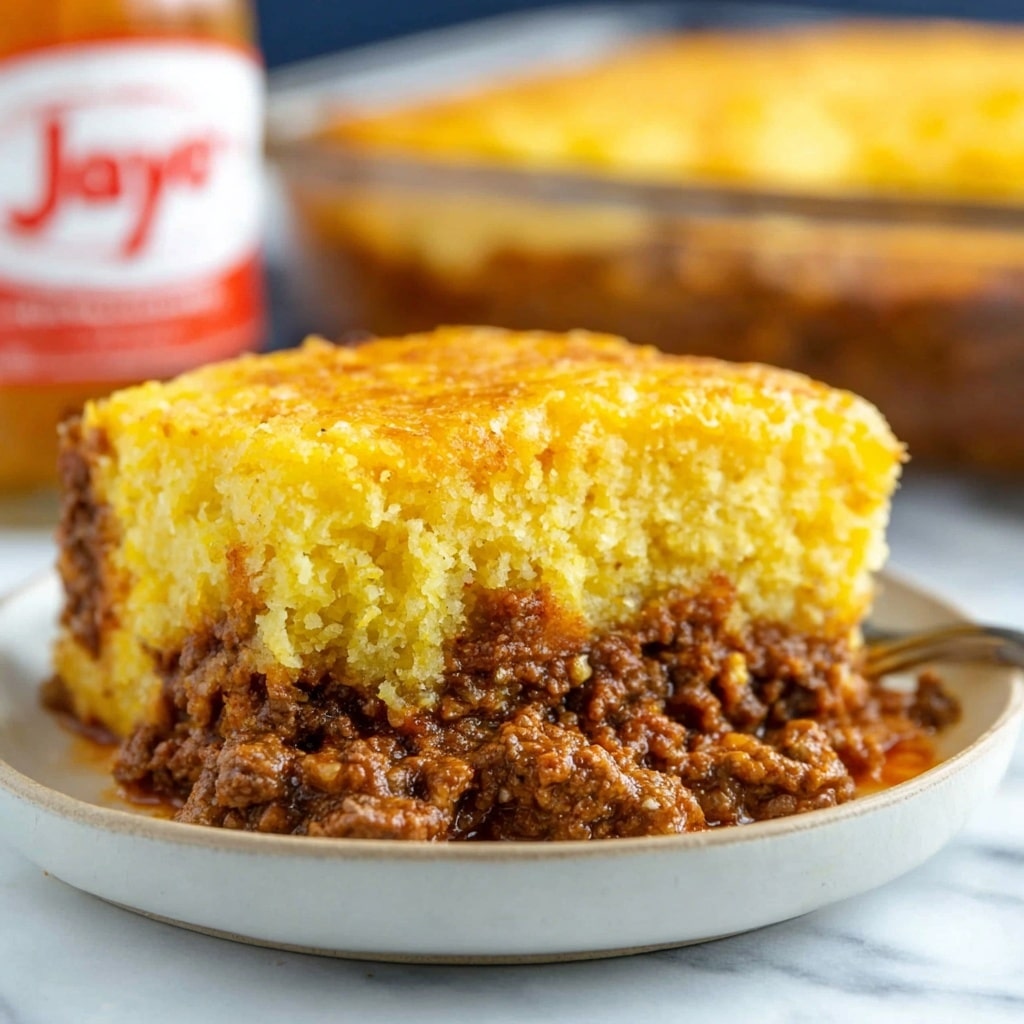 Sloppy Joe Cornbread Casserole Recipe - Recipe Image