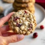 White Chocolate Oatmeal Cranberry Cookies Recipe