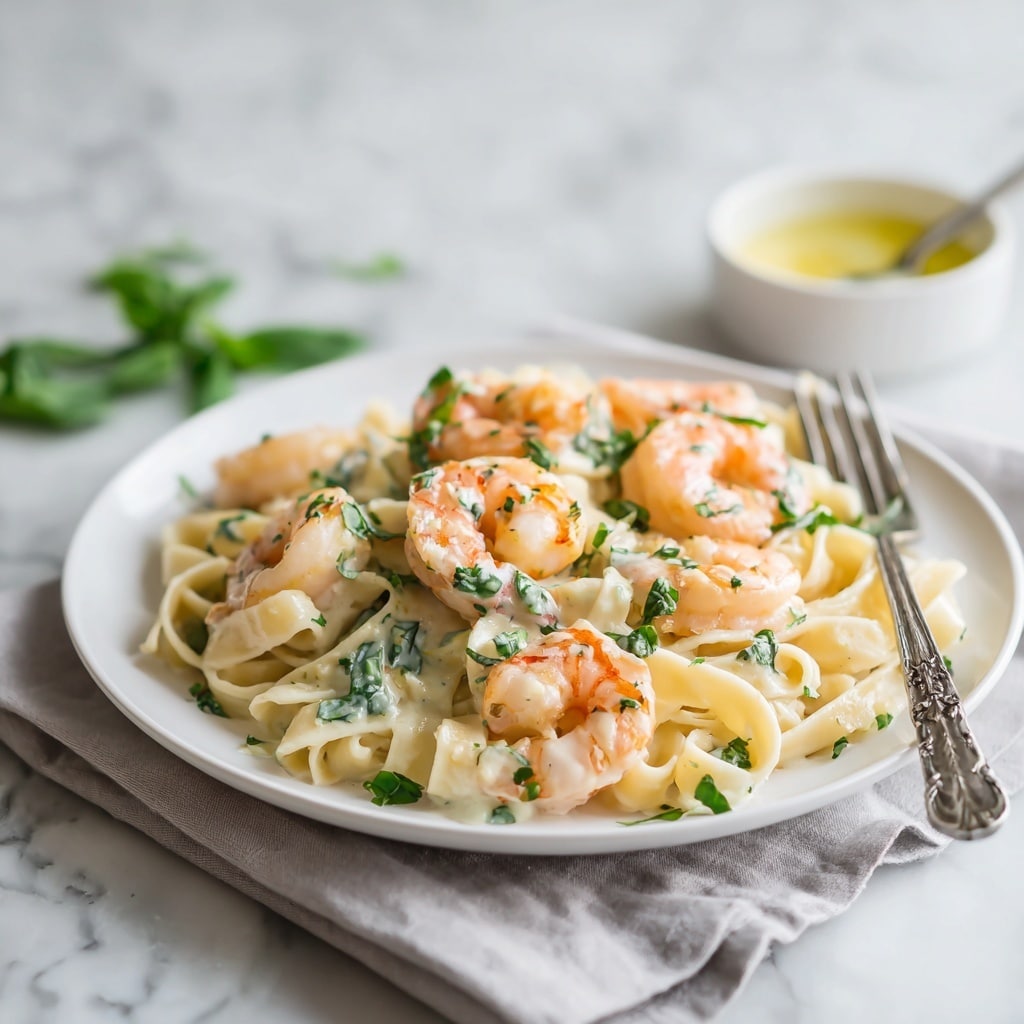Shrimp Scampi with Whole Wheat Pasta Recipe - Recipe Image