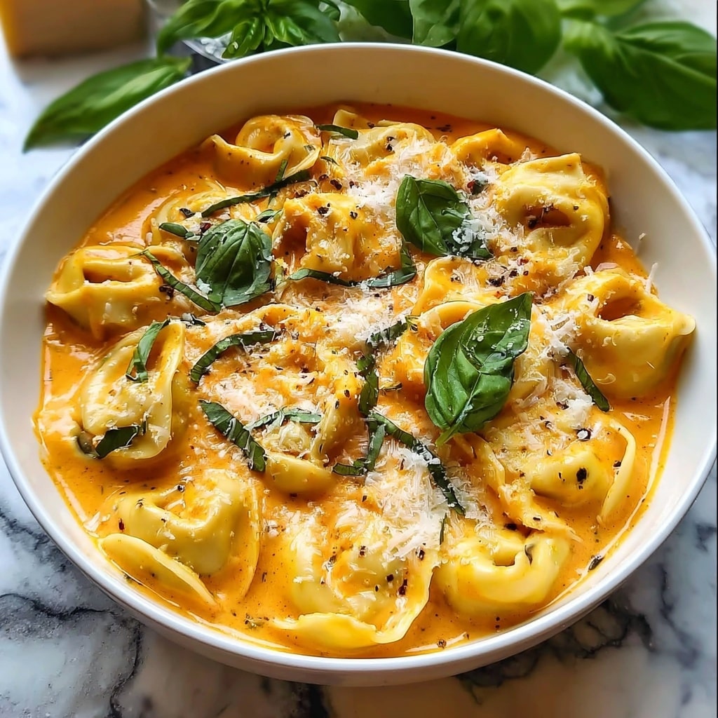 Creamy Spinach Tortellini Chicken Casserole Recipe - Recipe Image