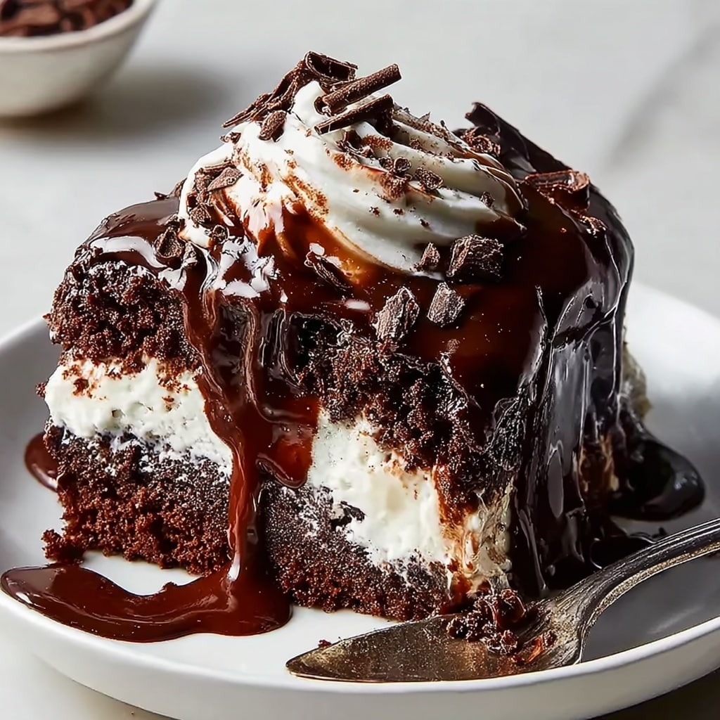 Hot Fudge Chocolate Pudding Cake Recipe - Recipe Image