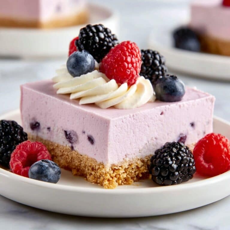 No-Bake Berry Cheesecake Recipe