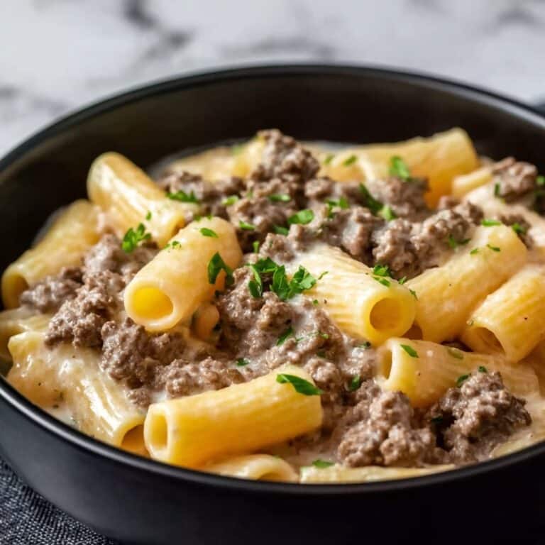 Creamy Beef Pasta Recipe