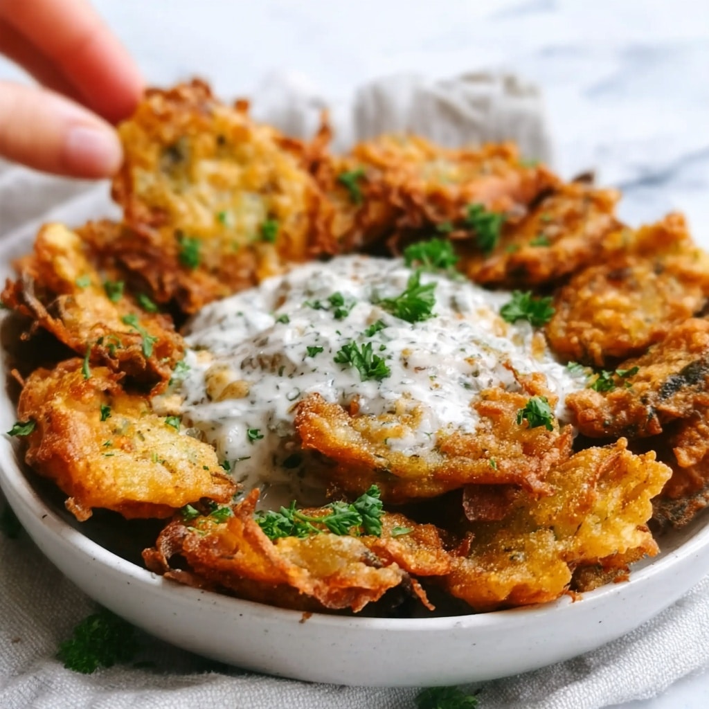 Fried Pickle and Ranch Dip: The Ultimate Appetizer Recipe - Recipe Image