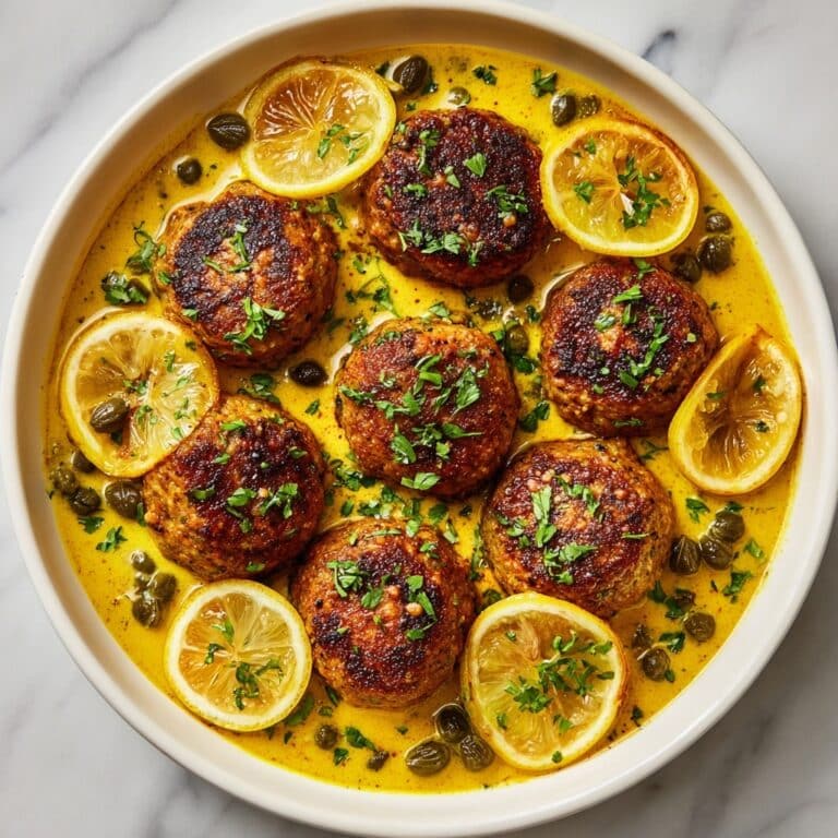 Saucy Chicken Piccata Meatballs Recipe