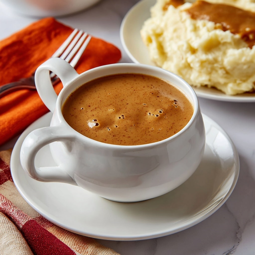 Beef Brown Gravy Without Drippings Recipe - Recipe Image