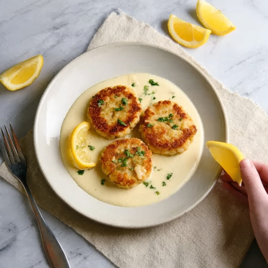 Easy Chickpea Patties with Lemon Garlic Aioli Recipe - Recipe Image