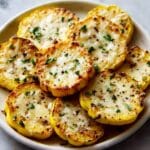 Crispy Baked Cheesy Squash Rounds Recipe