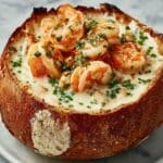 Savory Stuffed Seafood Bread Bowl Recipe