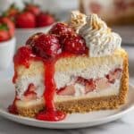 Strawberry Shortcake Cheesecake Cake Recipe