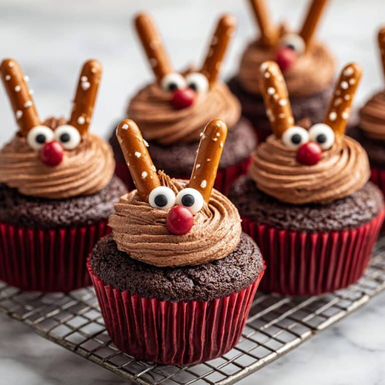 Easy Reindeer Cupcakes Recipe