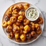 Fried Sliced Mushrooms with Ranch Recipe
