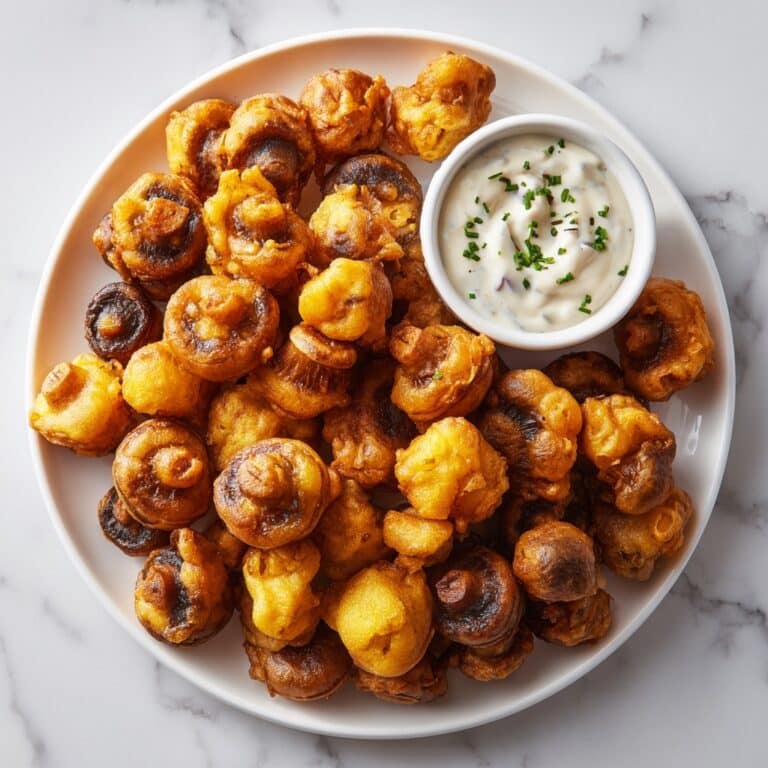 Fried Sliced Mushrooms with Ranch Recipe