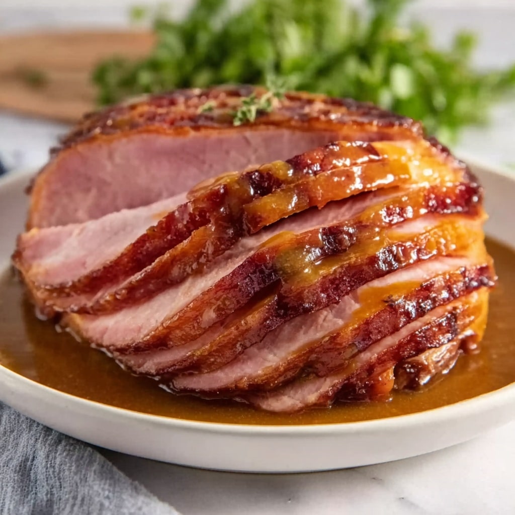 Slow Cooker Ham with Pineapple Glaze Recipe - Recipe Image