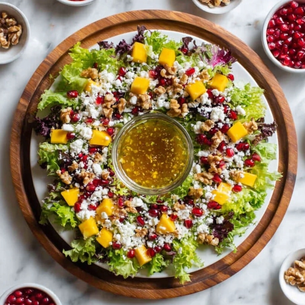 Festive Pomegranate Walnut Salad Recipe