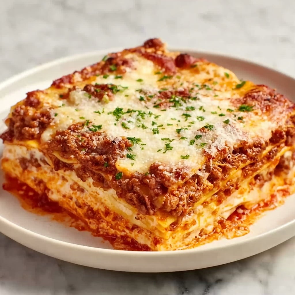 Classic Beef Lasagna Recipe - Recipe Image