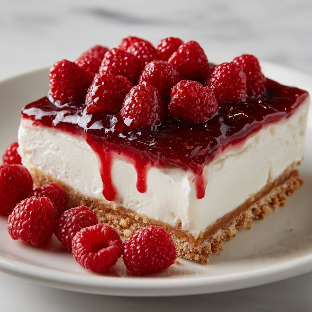 No Bake Raspberry Cream Pie Recipe - Recipe Image