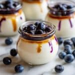 High Protein Cheesecake Jars with Fruit Toppings Recipe