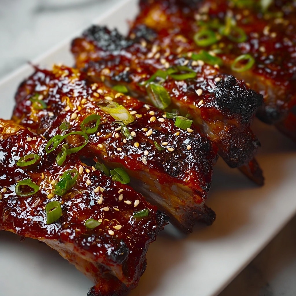 Honey Garlic Ribs Recipe - Recipe Image