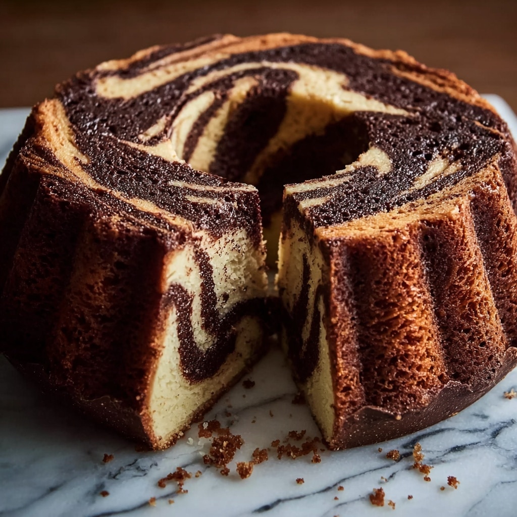 Double Chocolate Ricotta Marble Cake Recipe - Recipe Image