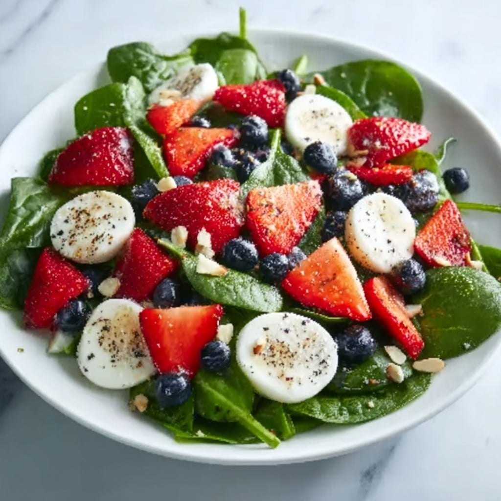 Strawberry and Spinach Salad with Poppy Seed Dressing Recipe - Recipe Image